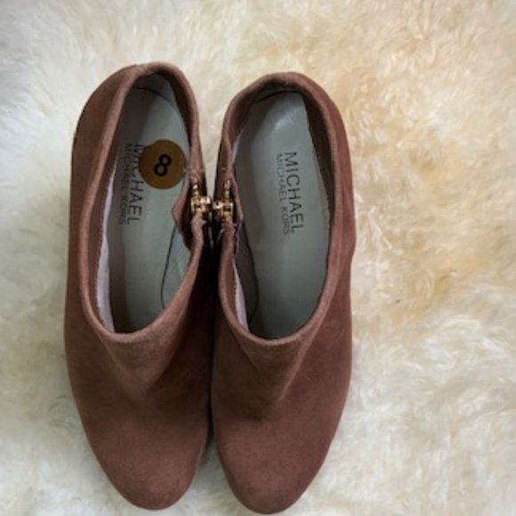 Michael Kors Suede Ankle Boots - Picture 5 of 9